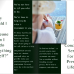 A booklet introduction featuring a woman relaxing by the pool.